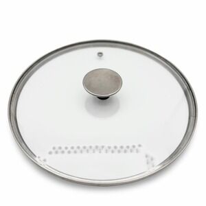 Curtis Stone Tempered Glass Cookware Lid 9.5" Clear Steam Vent Replacement Lid